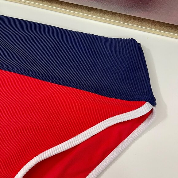 New BEACH RIOT Eva Bottom in‎ Americana Colorblock Size S - Picture 6 of 11